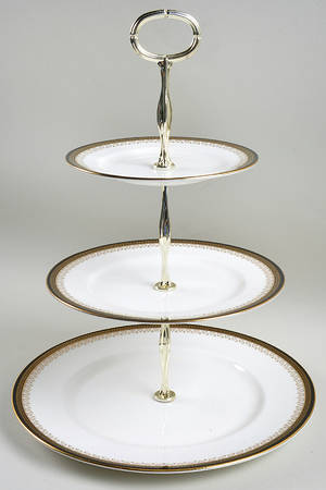 Clarence 3-Tiered Serving Tray (DP, SP, BB)
