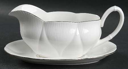 Clair De Lune Gravy Boat & Underplate