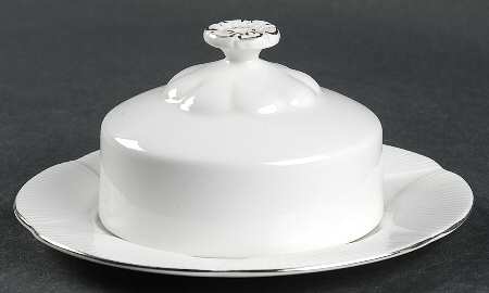 Clair De Lune Round Covered Butter