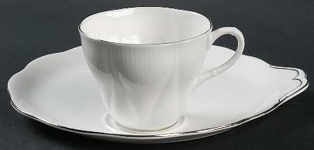 Clair De Lune Snack Plate & Cup Set