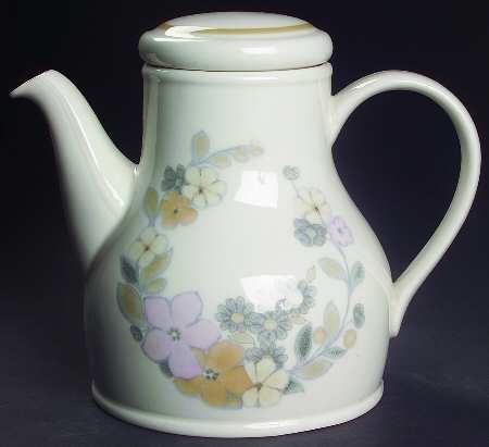 Cottage Flowers Coffee Pot & Lid