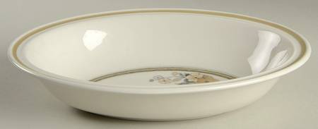 Cottage Flowers 10" Oval Vegetable Bowl