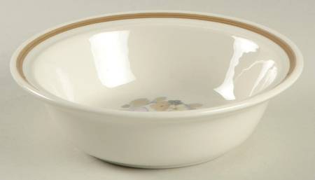 Cottage Flowers Rim Fruit/Dessert (Sauce) Bowl
