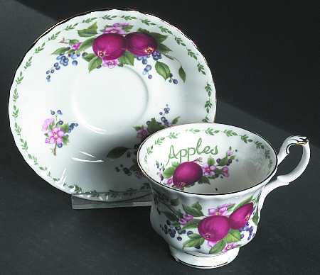 Covent Gardens Footed Cup & Saucer Set
