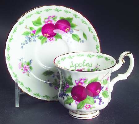 Covent Gardens Footed Demitasse Cup & Saucer Set