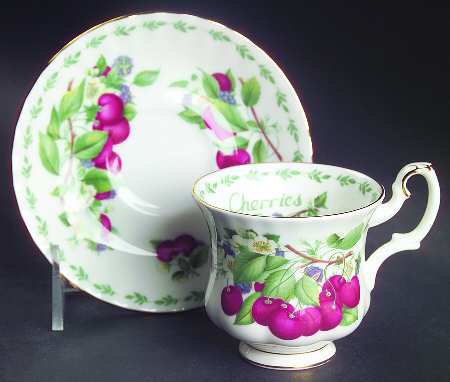 Covent Gardens Footed Demitasse Cup & Saucer Set