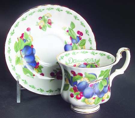 Covent Gardens Footed Demitasse Cup & Saucer Set