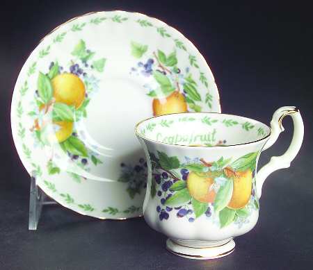 Covent Gardens Footed Demitasse Cup & Saucer Set