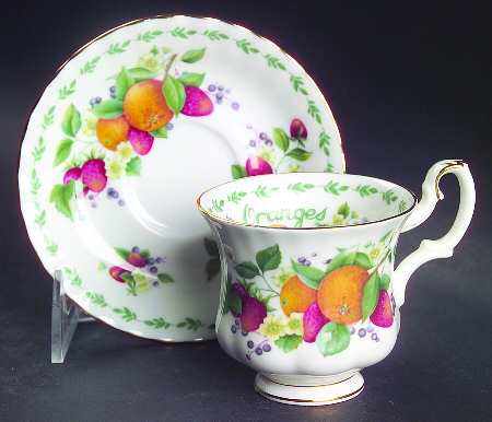 Covent Gardens Footed Demitasse Cup & Saucer Set