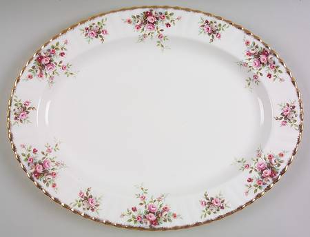 Cottage Garden 16" Oval Serving Platter