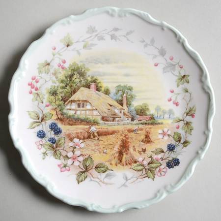 Cottage Garden Year Series Salad Plate