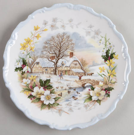 Cottage Garden Year Series Salad Plate