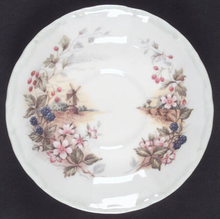 Cottage Garden Year Series Saucer for Footed Cup