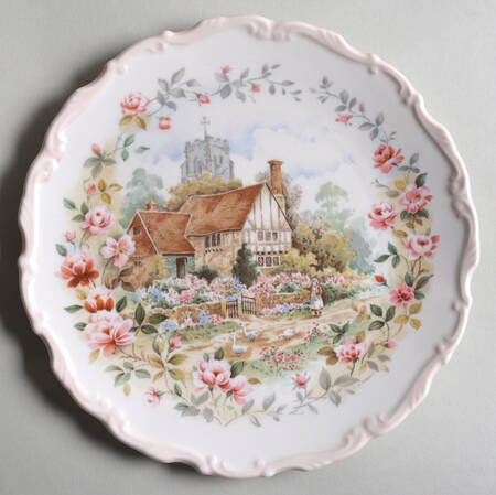 Cottage Garden Year Series Salad Plate