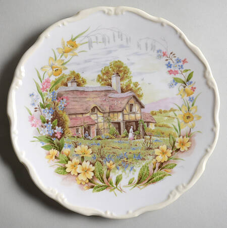 Cottage Garden Year Series Salad Plate