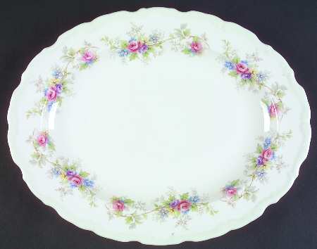 Colleen 13" Oval Serving Platter