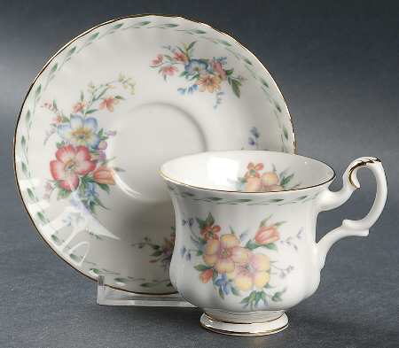 Constance Footed Demitasse Cup & Saucer Set