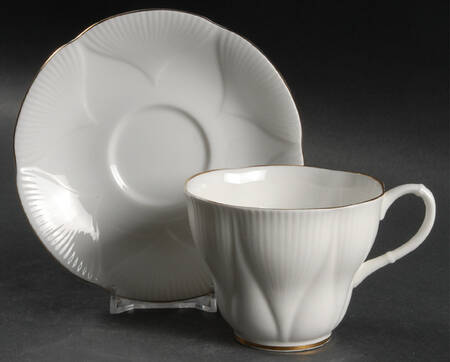 Coronet Flat Cup & Saucer Set