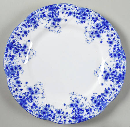 Dainty Blue Salad Plate