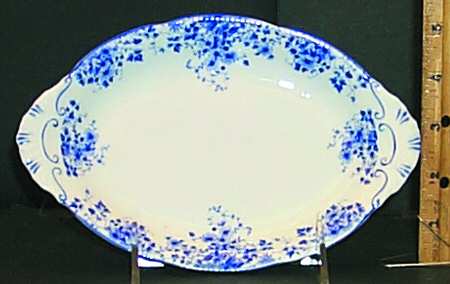 Dainty Blue Tray for Mini Creamer & Open Sugar