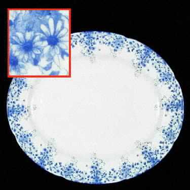 Dainty Blue 15" Oval Serving Platter