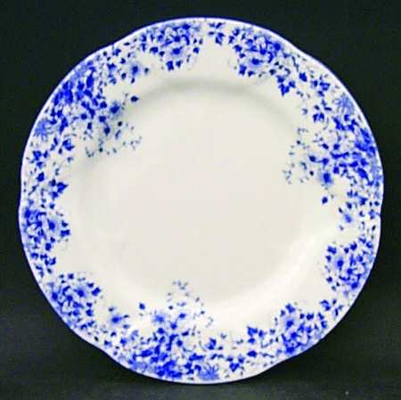 Dainty Blue Bread & Butter Plate