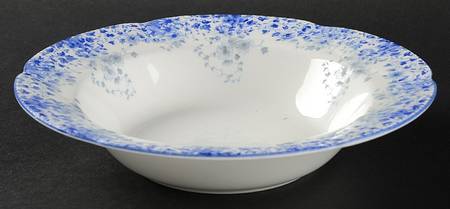 Dainty Blue Rim Soup Bowl