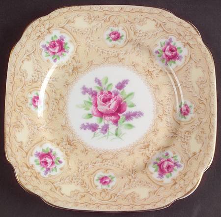 Devonshire Lace Square Bread & Butter Plate