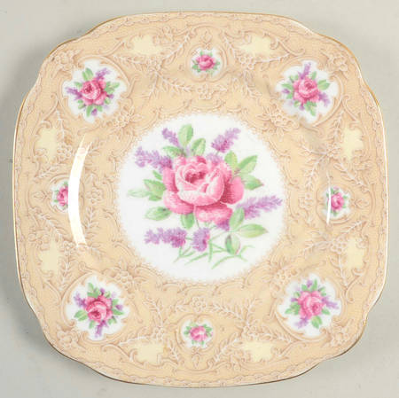 Devonshire Lace Square Luncheon Plate