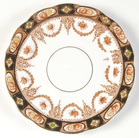 Devon Black (Scalloped) Bread & Butter Plate