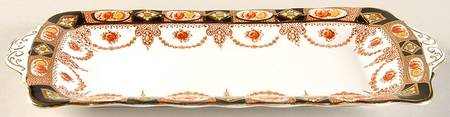 Devon Black (Scalloped) Tray for Creamer & Sugar with Lid