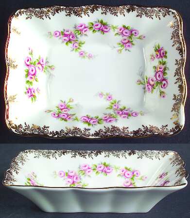 Dimity Rose Rectangular Sweet Meat Dish