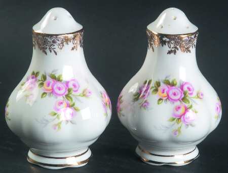 Dimity Rose Salt & Pepper Set by Royal Albert