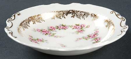 Dimity Rose Round Sweet Meat Dish