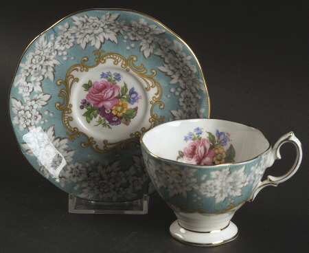 Enchantment Footed Demitasse Cup & Saucer Set