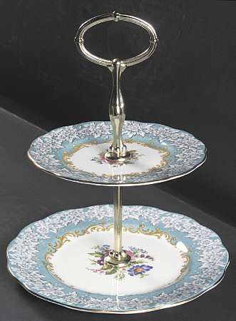 Enchantment 2-Tiered Serving Tray (Salad & Bread/Butter Plate)
