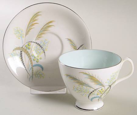 Festival Footed Cup & Saucer Set