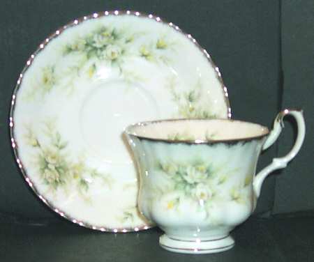 First Love (Montrose) Footed Cup & Saucer Set