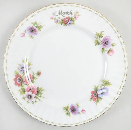 Flower of The Month (Newer, Montrose) Dinner Plate