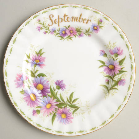 Flower of The Month (Newer, Montrose) Bread & Butter Plate