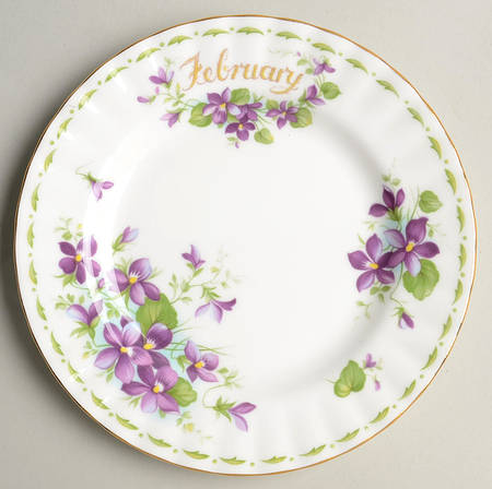 Flower of The Month (Newer, Montrose) Bread & Butter Plate