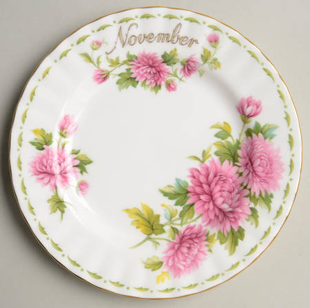 Flower of The Month (Newer, Montrose) Bread & Butter Plate