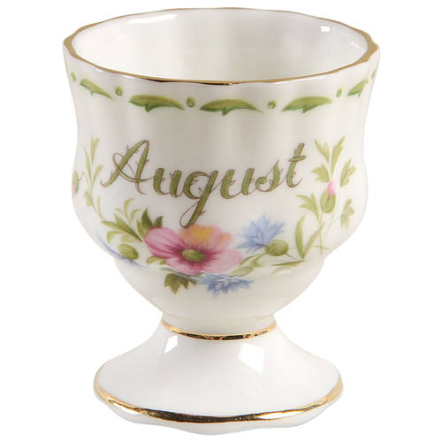 Flower of The Month (Newer, Montrose) Single Egg Cup by Royal Albert
