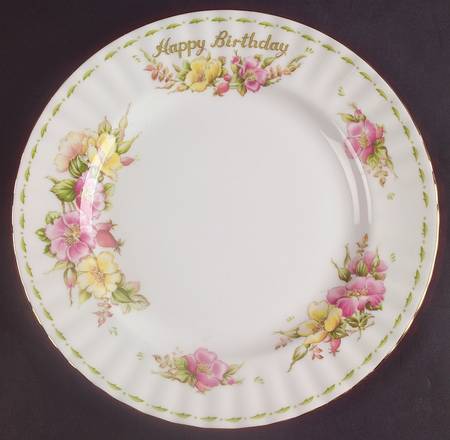 Flower of The Month (Newer, Montrose) Salad Plate