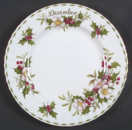Flower of The Month (Newer, Montrose) Salad Plate