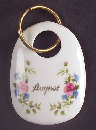 Flower of The Month (Newer, Montrose) Key Ring