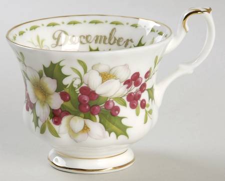 Flower of The Month (Newer, Montrose) Footed Cup