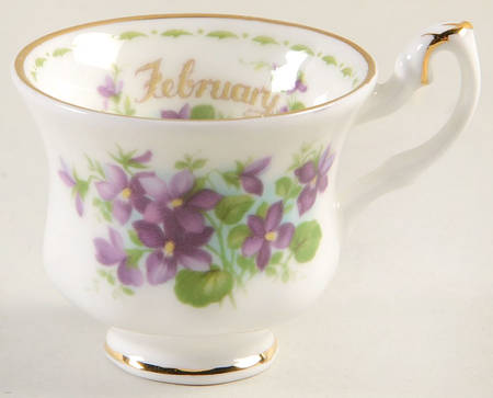 Flower of The Month (Newer, Montrose) Footed Toy Cup