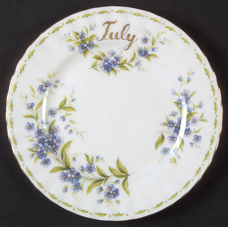 Flower of The Month (Newer, Montrose) Bread & Butter Plate