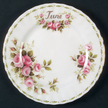 Flower of The Month (Newer, Montrose) Bread & Butter Plate